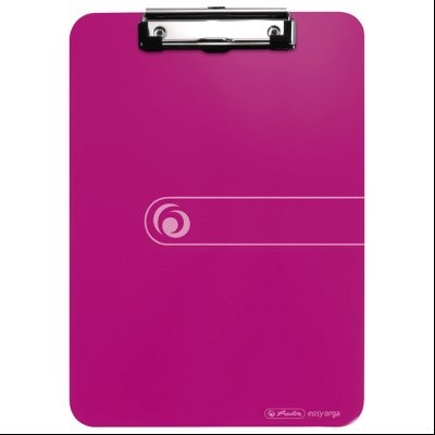 Podloga klip sa štipaljkom A4 pp Herlitz 11226404 roze