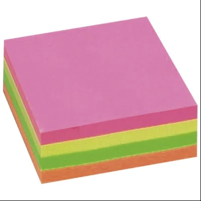Blok samolepljiv kocka 75x75mm 320L Info Notes 1654-39 neon-4b