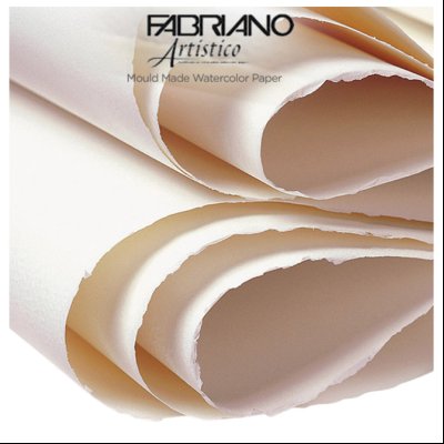 Papir Watercolour Artistico ExtraWh 56x76cm 300g (cold pressed/grana fina) Fabriano 19010079