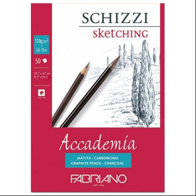 Blok Accademia Schizzi Sketching 29,7x42cm 50L 120g Fabriano 41122942