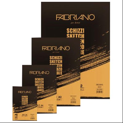 Blok Schizzi skicen crne korice A5 60L 90g Fabriano 57714821