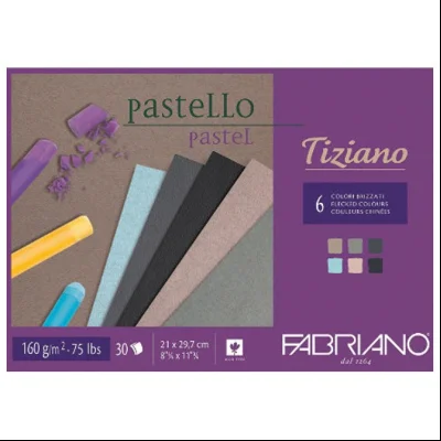 Blok Tiziano Pastello 29,7x21cm 30L 160g Fabriano 46221297 6boja