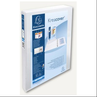 Mapa uložna 2D prstena-fi15/rikna-38mm (140 listova) A4 pp 3 folije Exacompta 51820E bela