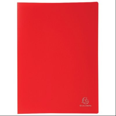 Mapa uložna varena A4 sa  10 fascikli "U" pp Exacompta 8515E crvena