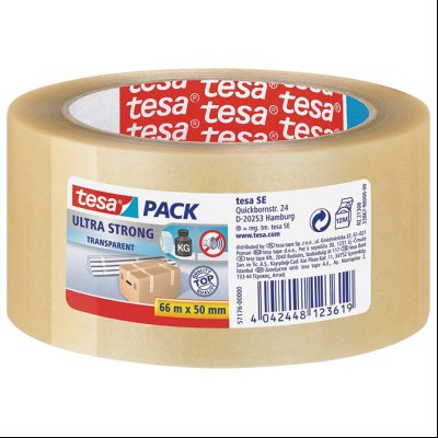 Traka lepljiva Ultra strong 50mm/66m Tesa 57176 providna