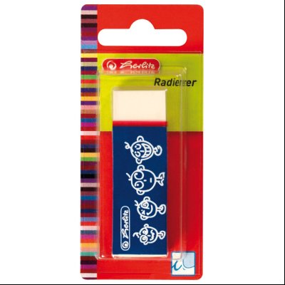 Gumica sintetička sa omotom Herlitz 8685950 bela blister