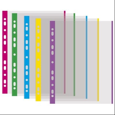 Fascikla uložna A4 rub crveni 40my pp pk100 Donau 1774100PL-04