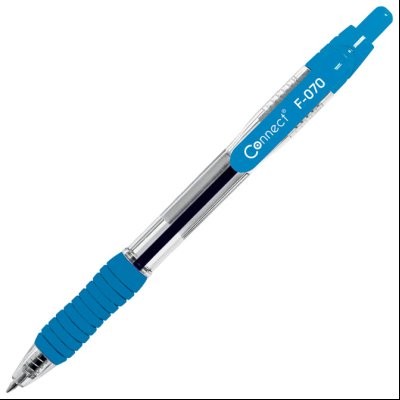 Olovka hemijska grip F-070 uložak plavi Connect 17922 svetlo plava