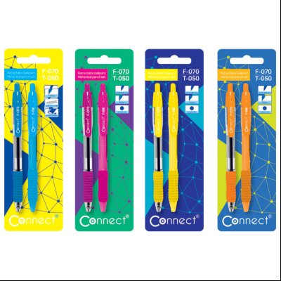 Set olovka hemijska +olovka tehnička Connect 17931 sortirano blister!!