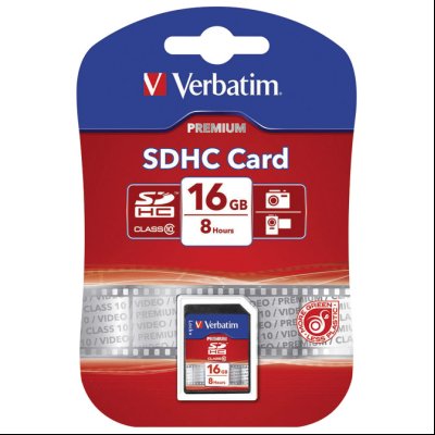 Kartica memorijska SDHC 16GB (class 10) Verbatim  43962 blister!!