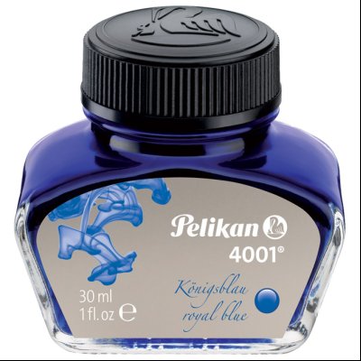 Tinta za nalivpero bočica 30ml 4001 Pelikan 301010 plava (royal blue)