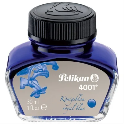 Tinta za nalivpero bočica 30ml 4001 Pelikan 301010 plava (royal blue)