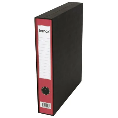 Registrator A4 uski u crnoj kutiji Prestige Fornax 14601 crveni