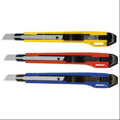 Skalpel nož  9mm metalna vodilica Fornax 24600 sortirano blister