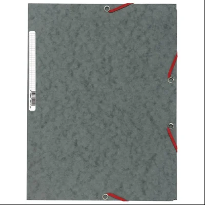 Fascikla klapna s gumicom chartreuse A4 FSC Exacompta 55511E tamno siva