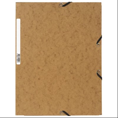 Fascikla klapna s gumicom chartreuse A4 FSC Exacompta 55524E svetlo braon