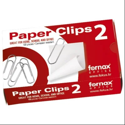 Spajalice br.2 pk100 Fornax 24776 nikl
