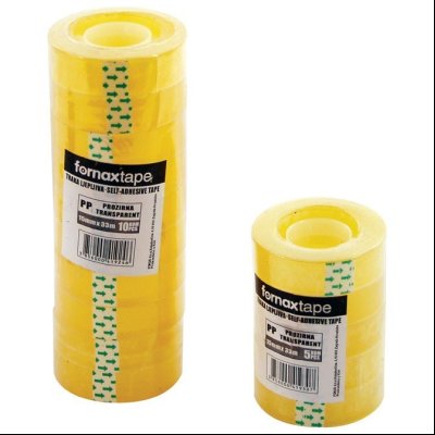 Traka lepljiva 15mm/33m pk10 Fornax 24780 providna
