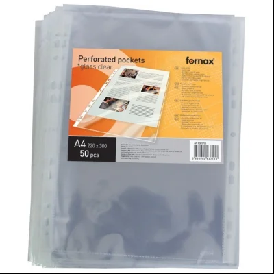 Fascikla uložna A4 90my pp sjajna pk50 Fornax 24786