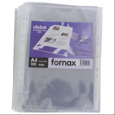 Fascikla uložna A4  50my pp sjajna pk100 Fornax 24787