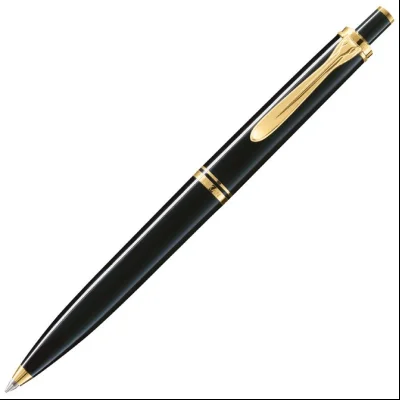 Olovka hemijska Souveran K400+kožna bela futrola+poklon kutija G30 Pelikan 996827 crna