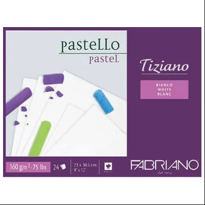 Blok Tiziano Pastello 23x30,5cm 24L 160g Fabriano 46423305 beli
