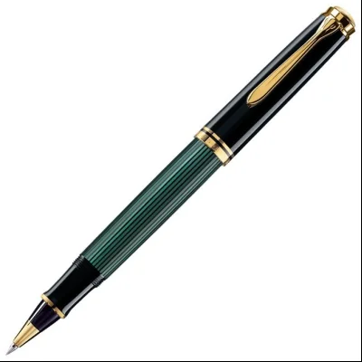 Roler Souveran R400+kožna bela futrola+poklon kutija G30 Pelikan 997494 zeleno-crni