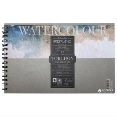 Blok Watercolour Studio Torchon spirala 13,5x21cm 12L 300g Fabriano 19100279