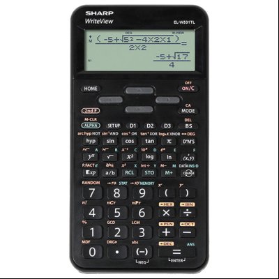 Kalkulator tehnički 16mesta 420 funkcija Sharp EL-W531TLB-BK crni blister
