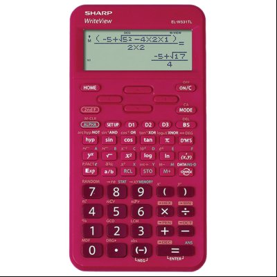 Kalkulator tehnički 16mesta 420 funkcija Sharp EL-W531TLB-RD crveni blister
