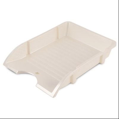 Polica za spise Donau 7455001PL-25 biserno bela