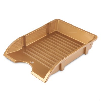 Polica za spise Donau 7455001PL-35 zlatna