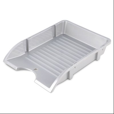 Polica za spise Donau 7455001PL-38 srebrna