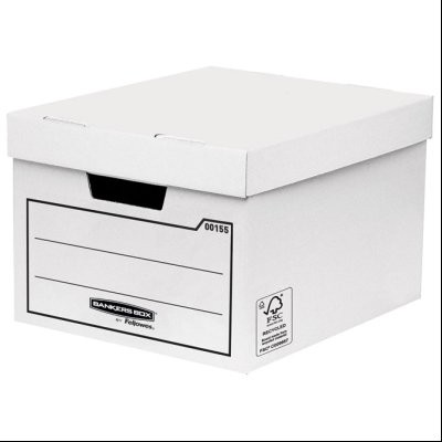 Kutija višenamenska Basic pk10 Fellowes 0015504 bela