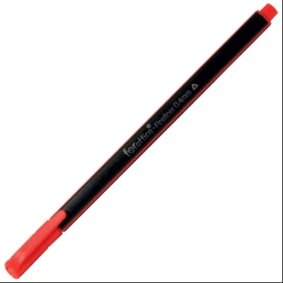 Flomaster fineliner 0,4mm trouglasti  FORoffice 18098 crveni