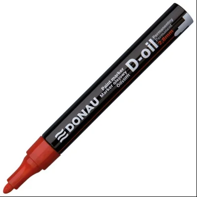 Marker uljani 2,8mm okrugli vrh D-Oil Donau 7369001PL-04 crveni