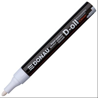 Marker uljani 2,8mm okrugli vrh D-Oil Donau 7369001PL-09 beli