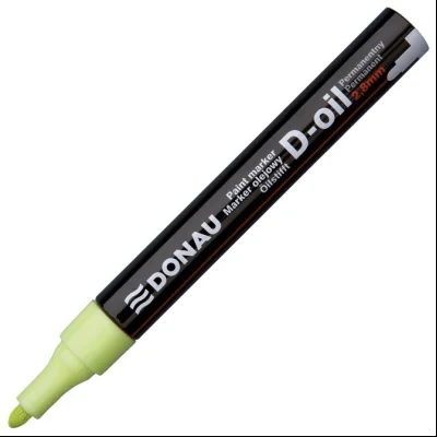 Marker uljani 2,8mm okrugli vrh D-Oil Donau 7369001PL-11 žuti