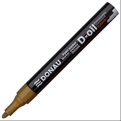 Marker uljani 2,8mm okrugli vrh D-Oil Donau 7369001PL-35 zlatni