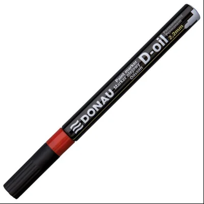 Marker uljani 2,2mm okrugli vrh D-Oil Donau 7368001PL-04 crveni