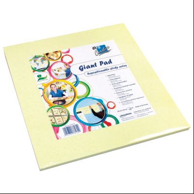 Blok samolepljiv 300x300mm 50L Creative Giant Pad Info Notes 8754-01 žuti