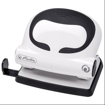 Bušač 2 rupe do  20 listova Herlitz 50025411 belo-crni!!