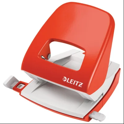 Bušač 2 rupe do 30 listova NeXXt Leitz 50080020 svetlo crveni