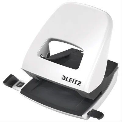 Bušač 2 rupe do 30 listova NeXXt Leitz 50081201 metalik beli
