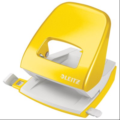 Bušač 2 rupe do  30 listova NeXXt Wow Leitz 50082216 metalik žuti blister