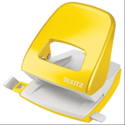 Bušač 2 rupe do 30 listova NeXXt Wow Leitz 50082216 metalik žuti blister