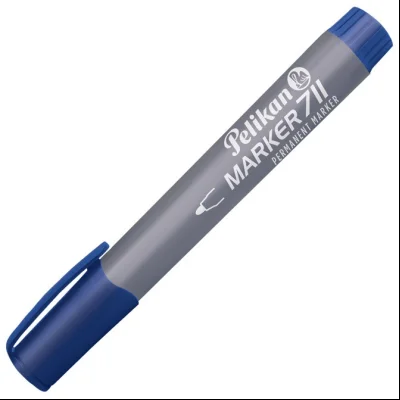 Marker permanentni okrugli vrh 711 Pelikan 817905 plavi