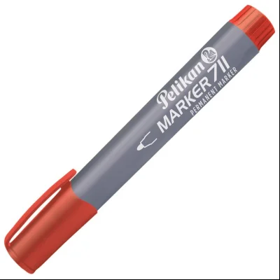 Marker permanentni okrugli vrh 711 Pelikan 817912 crveni