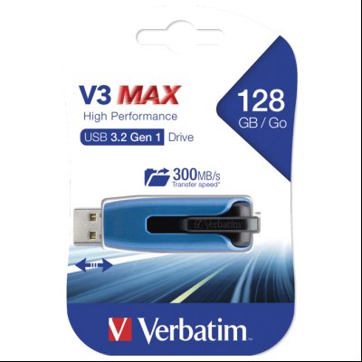 Memorija USB 3.2 128Gb V3 MAX Verbatim 49808 plava blister