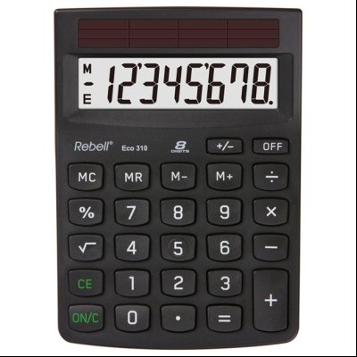 Kalkulator komercijalni 8mesta Rebell RE-ECO310 BX crni